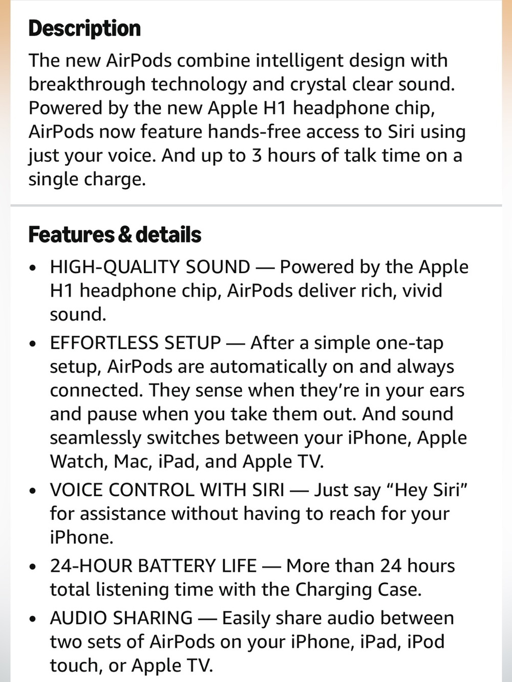 Apple AirPods Wireless Ear Buds - Bluetooth Headphones & Lightning Charging Case - Picture 12 of 16